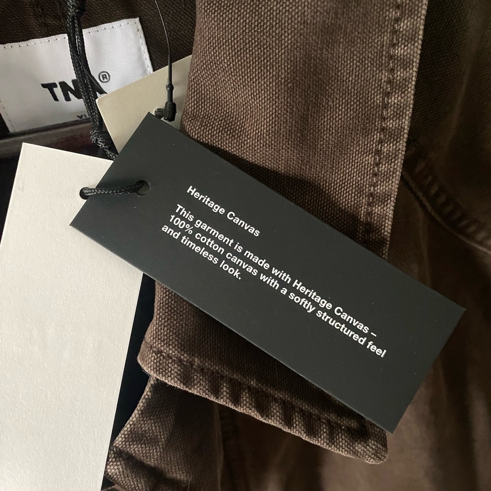 Women's Brown Utility Jacket - Casual Coat - Picture 8 of 14